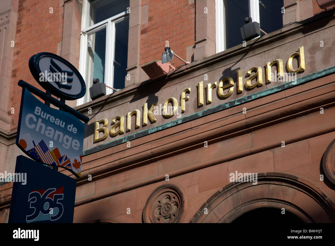 Bank von Irland Irland Dublin Dun Laoghaire Stockfoto