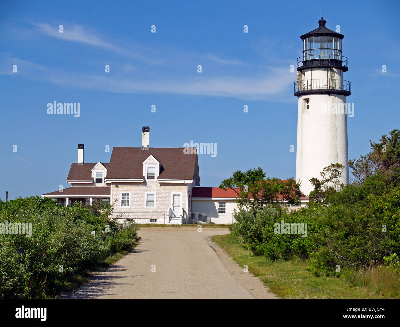 Highland Licht in der Nähe von Truro, Cape Cod, Massachusetts Stockfoto