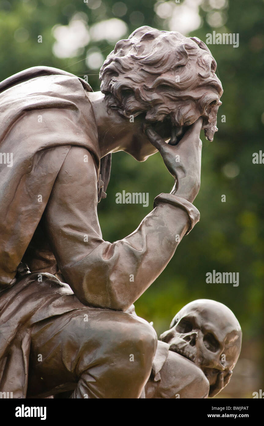 Weiler Statue Stratford-upon-Avon, Warwickshire, Großbritannien Stockfoto