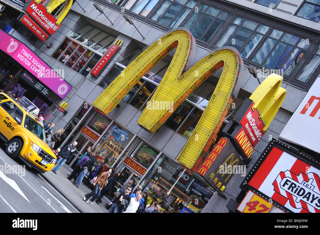 MacDonalds Times Square New York City Stockfoto