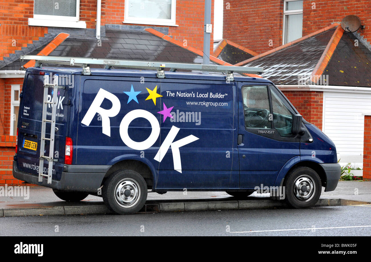 ROK Baufirma, Rokgroup, UK Stockfoto