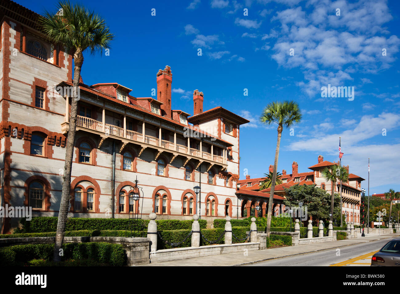 Flagler College, King Street, St. Augustine, Florida, USA Stockfoto