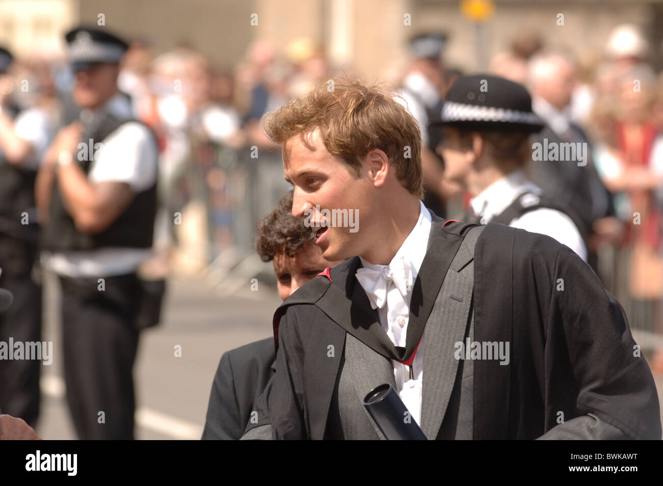 Prinz William Absolventen von der St Andrews University, wo er seine zukünftige Frau kennenlernte. Stockfoto