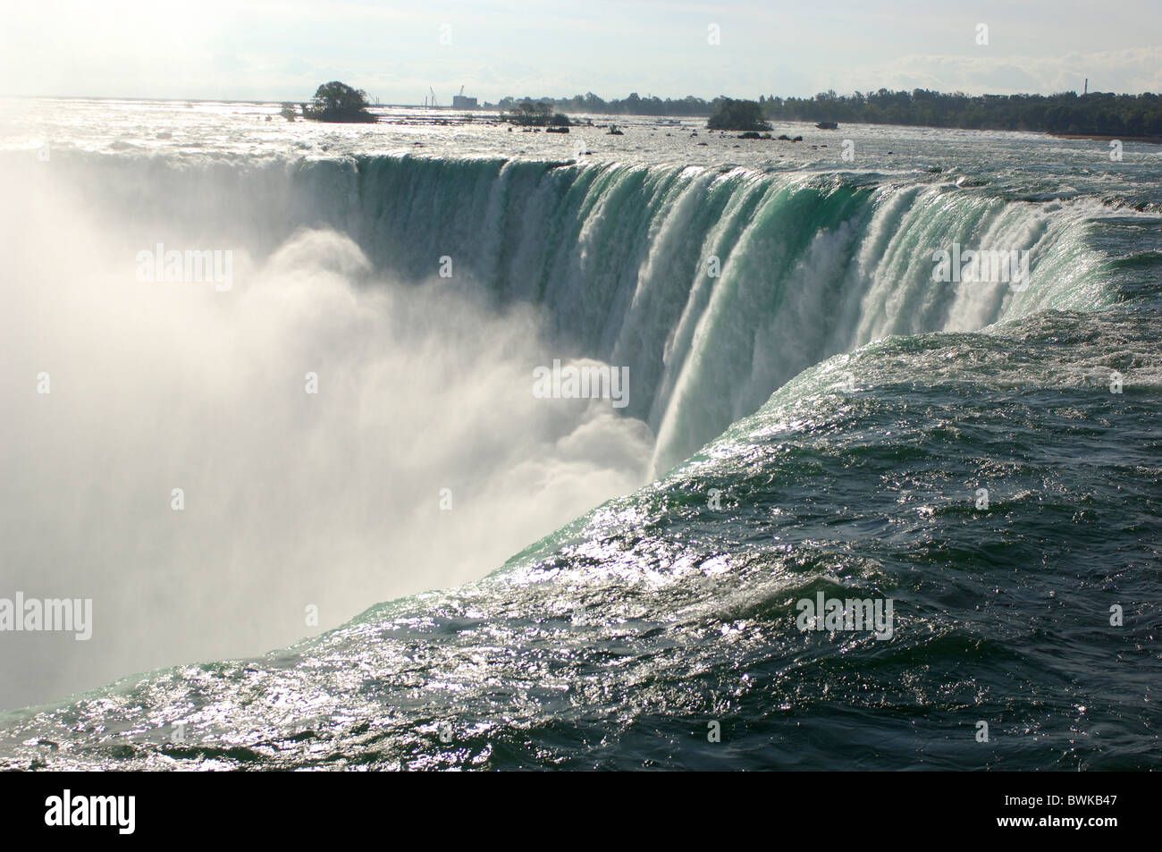 Ort von Interesse Niagara Falls Wasserfall Wasserfälle Ontario Kanada Stockfoto