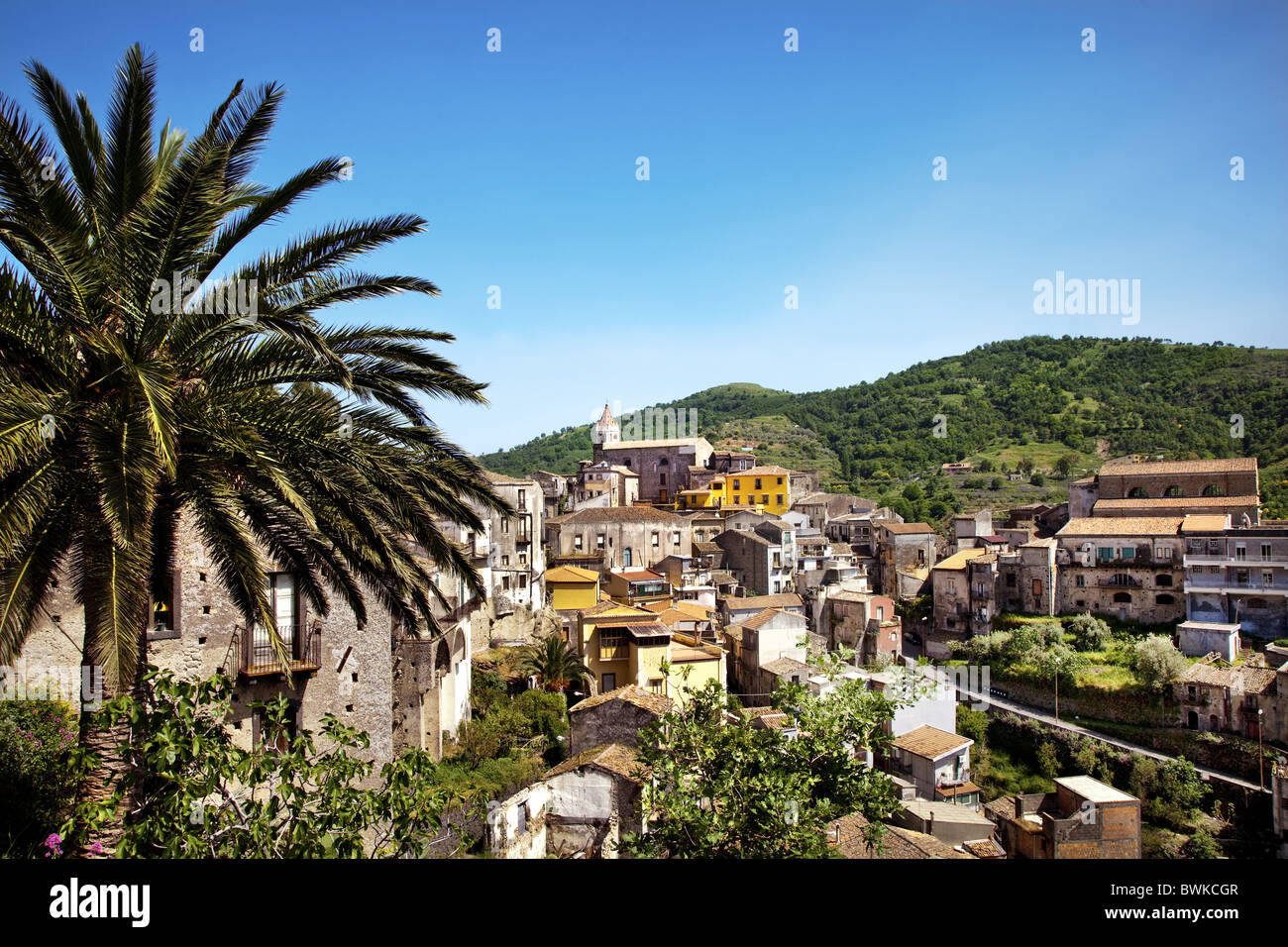 Castiglione di Sicilia, Sizilien, Italien Stockfotografie Alamy