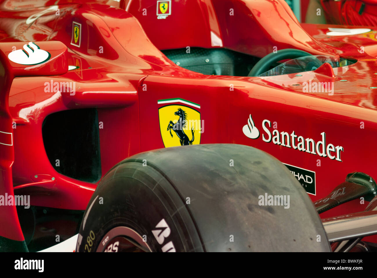 Ferrari F! Auto Stockfoto