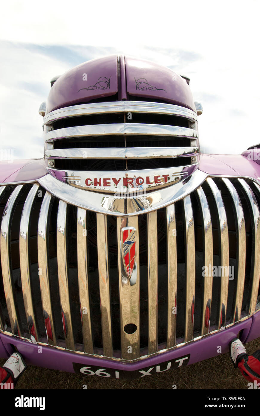 Chevrolet-grill Stockfoto