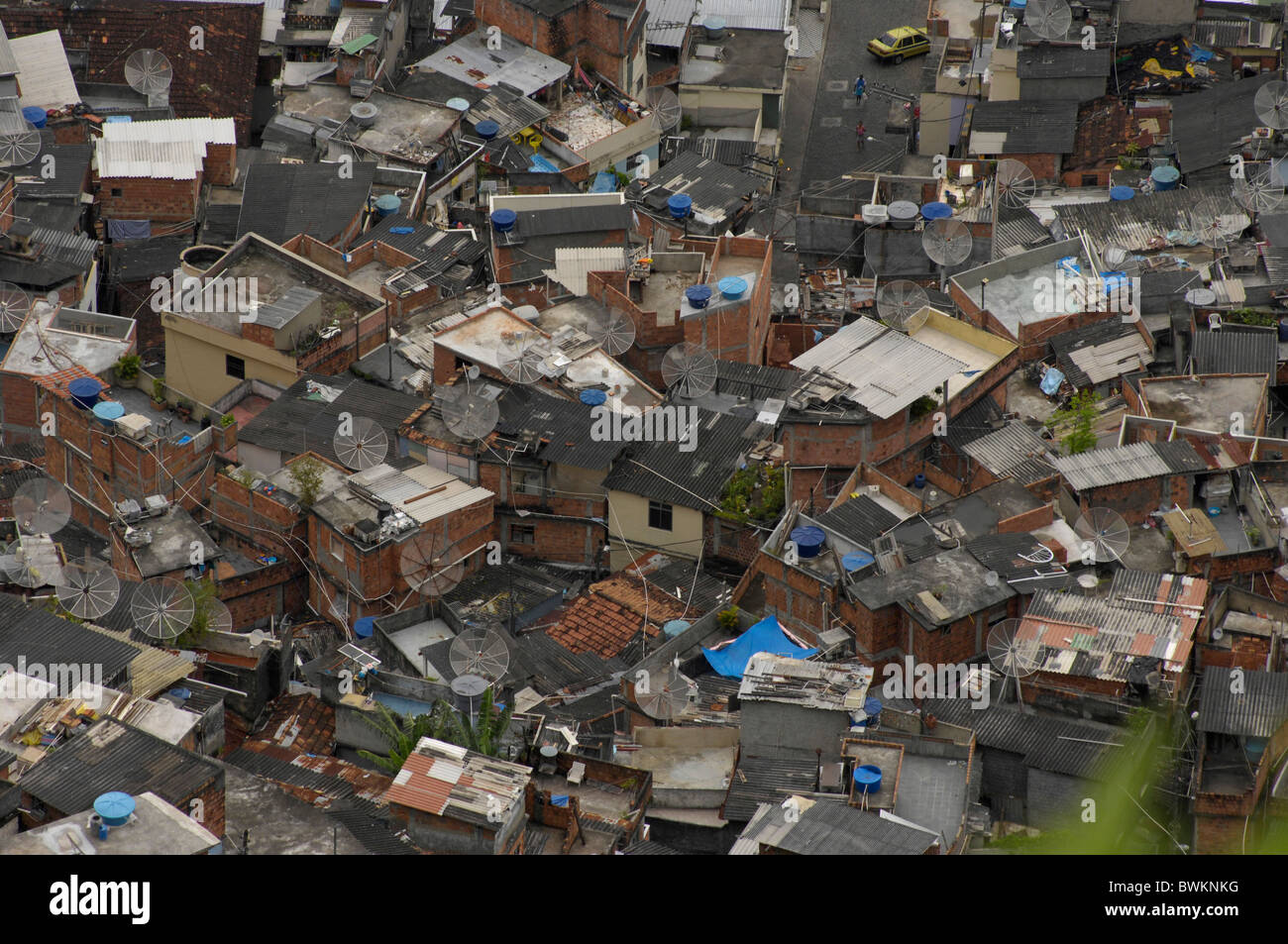 Brasilien Sudamerika Rio De Janeiro Favela Slums Hutten Kasernen Armut Slums Slum Sozial Stockfotografie Alamy