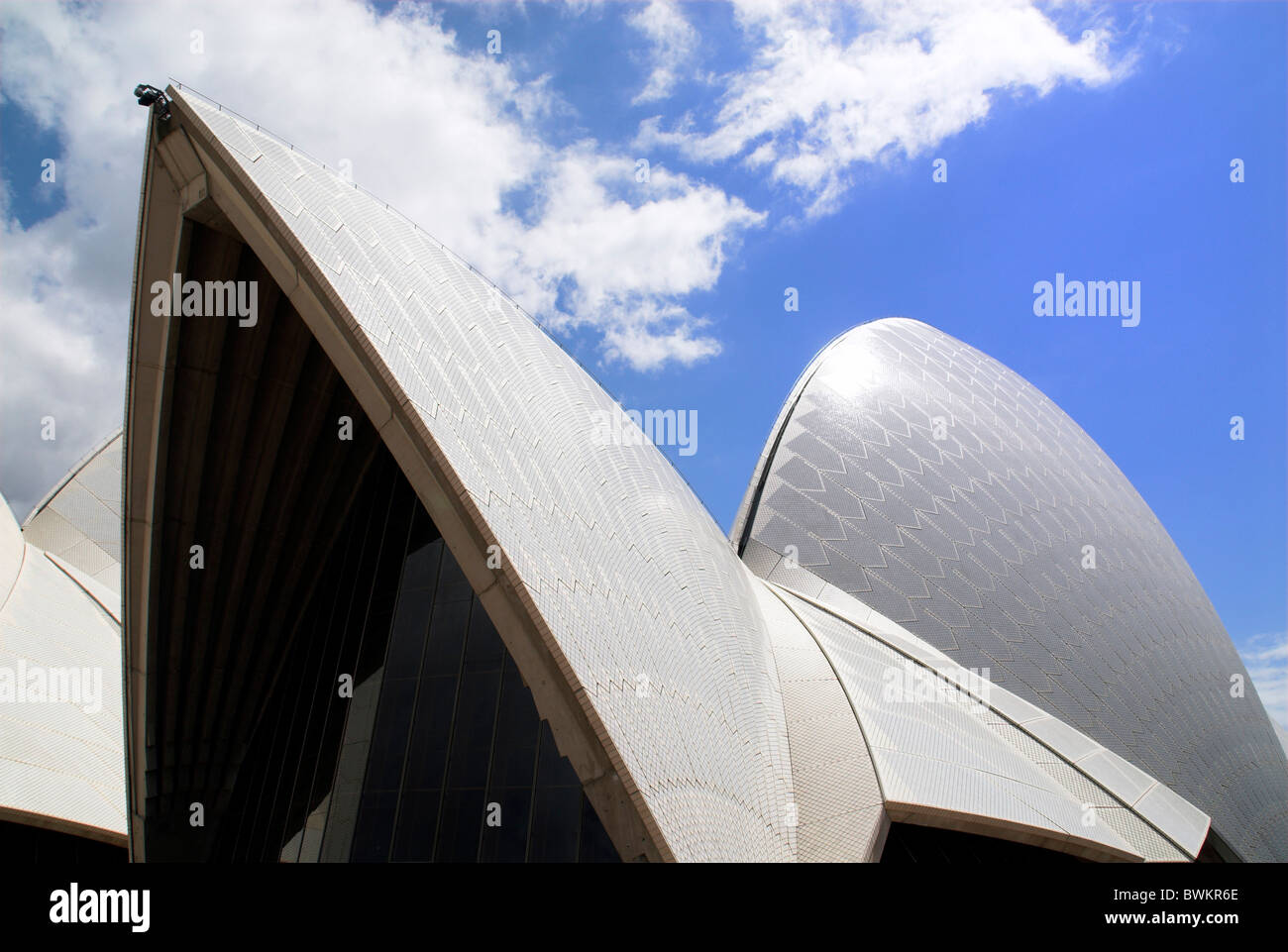 Australien Sydney Oper Opernhaus Architektur Dach UNESCO Welt Kulturerbe Wahrzeichen Stockfoto