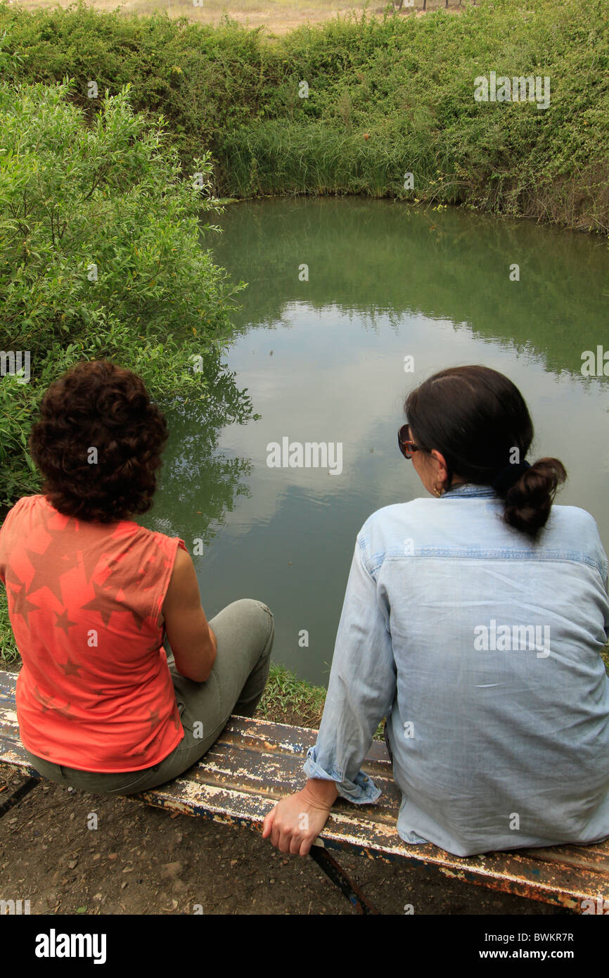 Israel, Ein Nardit in Menashe Höhen Stockfoto