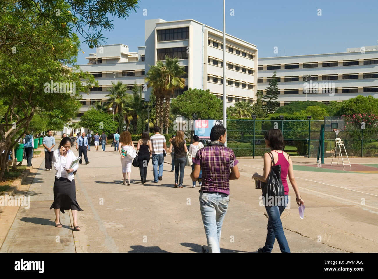 Der Campus der Universität Beirut arabische Libanon Nahost Stockfoto