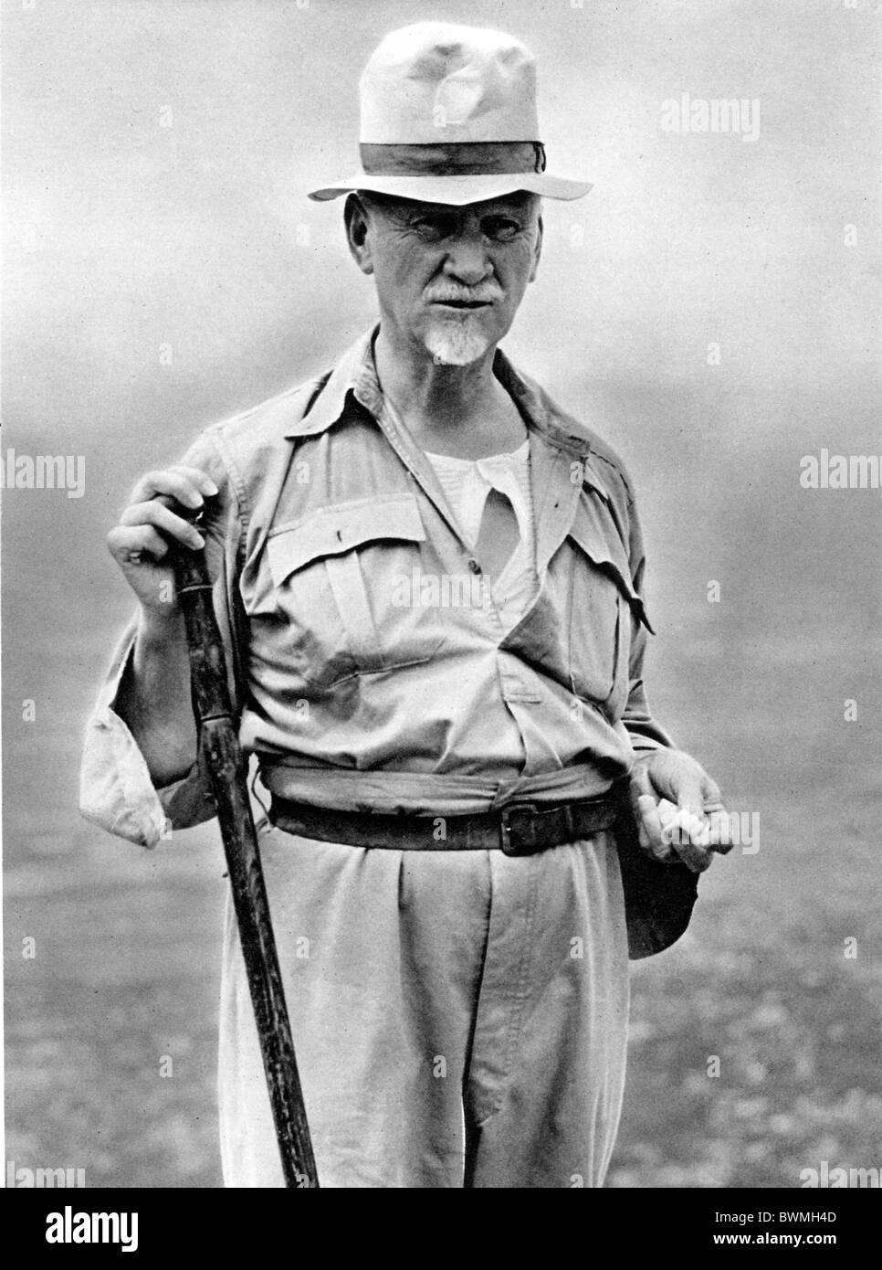Jan Smuts, 1939 Porträt des südafrikanischen Politiker und Staatsmann im Busch Stockfoto
