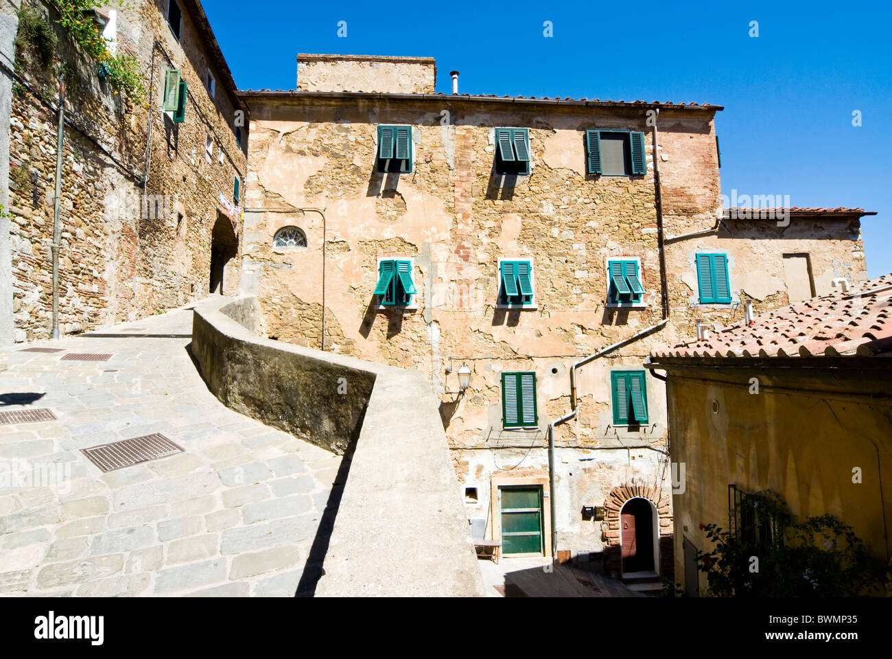 Campiglia Marittima, Provinz Livorno, Toskana, Italien Stockfoto