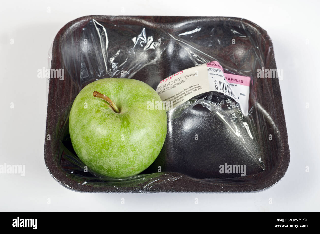 Granny Smith Apfel Stockfoto
