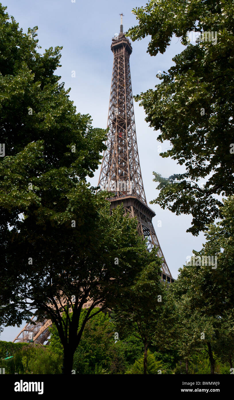Tour Eiffel (Turm), Paris Stockfoto
