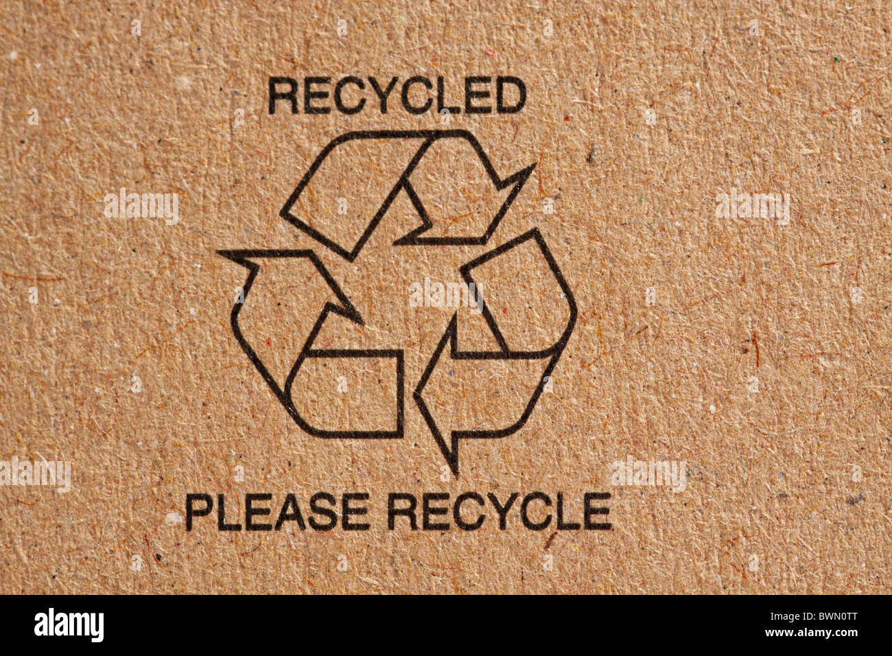 Karte recycling zeichen -Fotos und -Bildmaterial in hoher Auflösung – Alamy