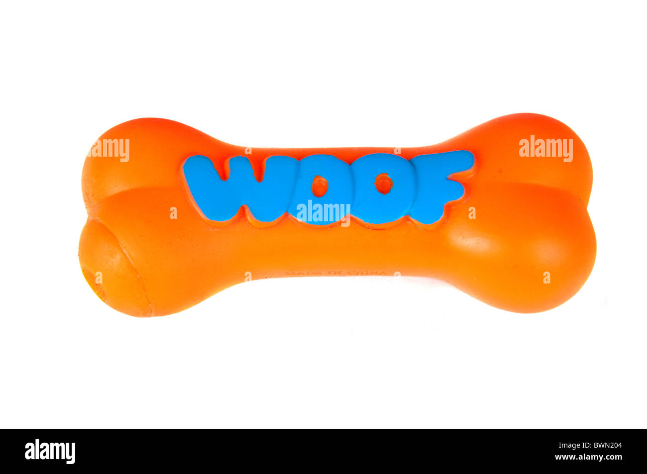orange dog toy