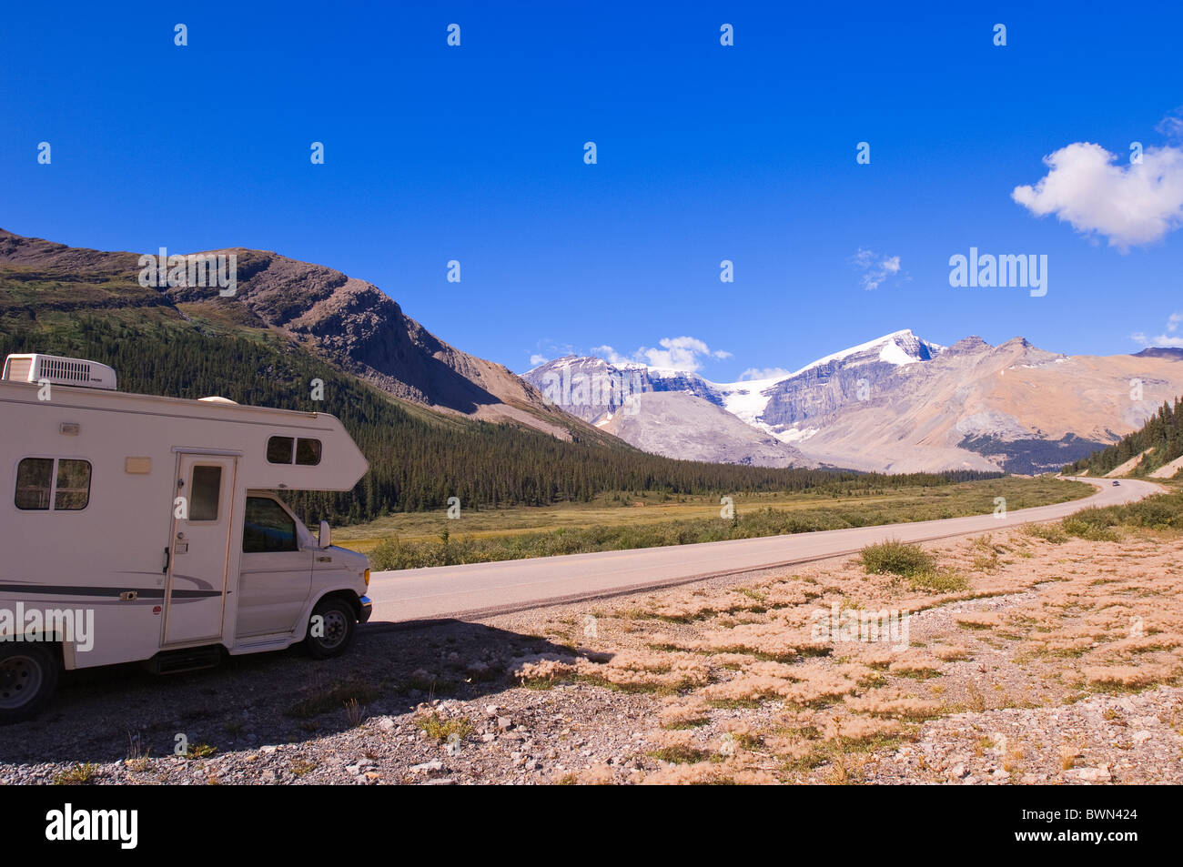 Alberta, Kanada. Columbia Ice Field Jasper National Park. Stockfoto
