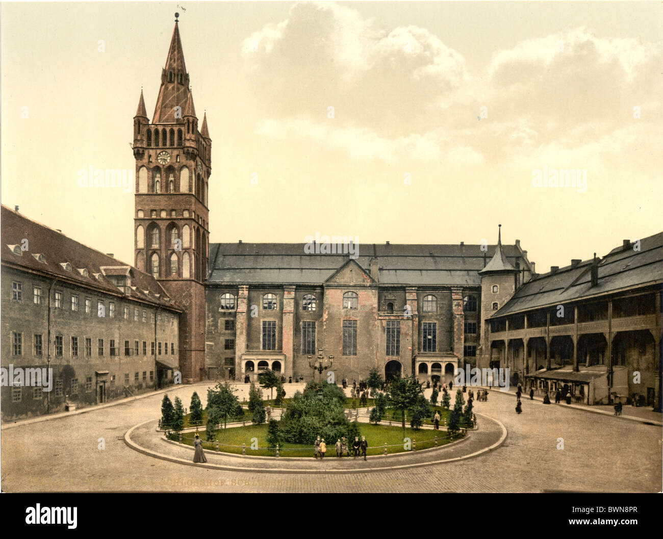 Ostpreußen Königsberg Oblast Kaliningrad ehemals Deutschland Europa Deutsche Reich Photochrom über 1900 Geschichte Stockfoto