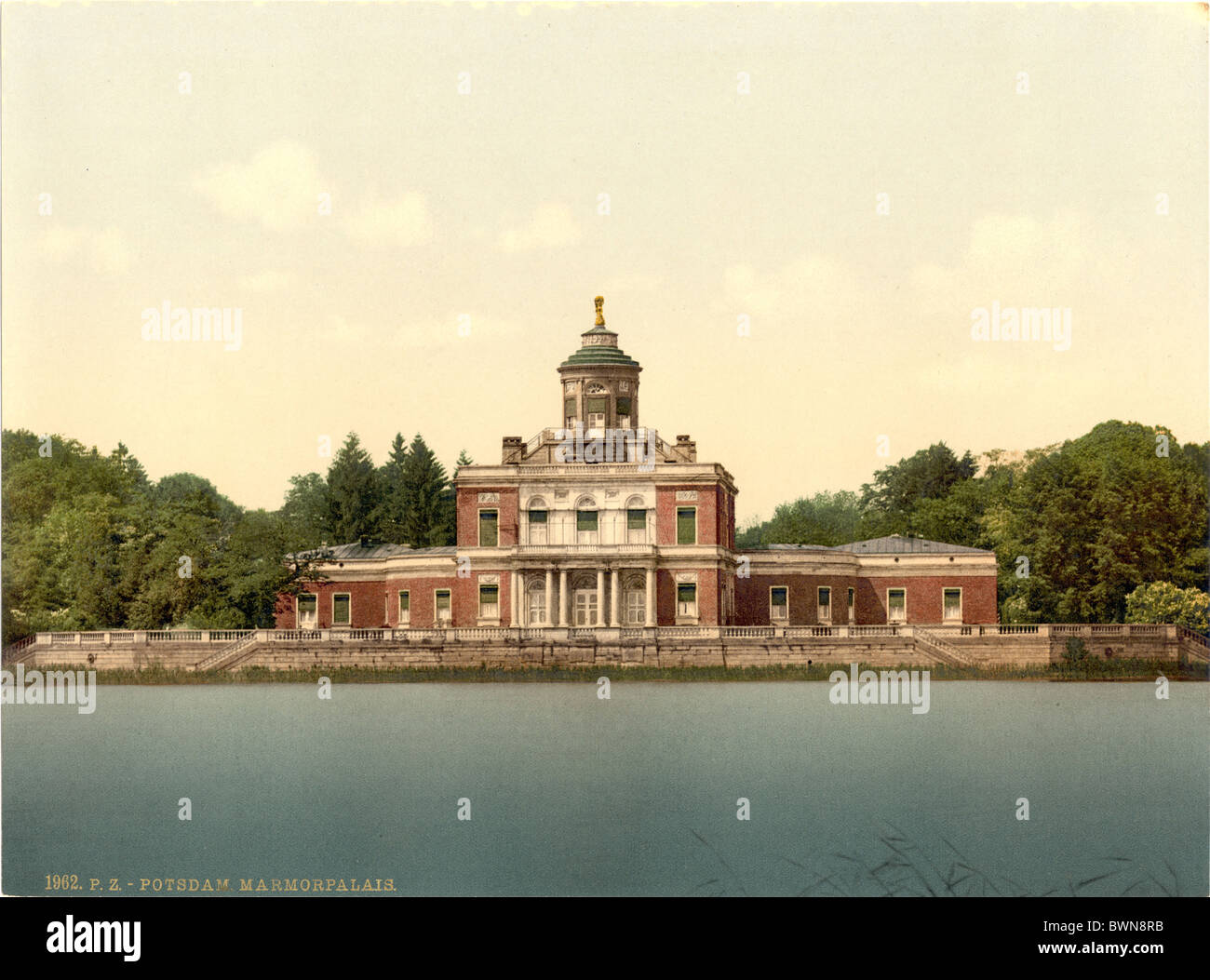 MarmorPalast Potsdam Deutschland Europa Photochrom um 1900 Deutsches