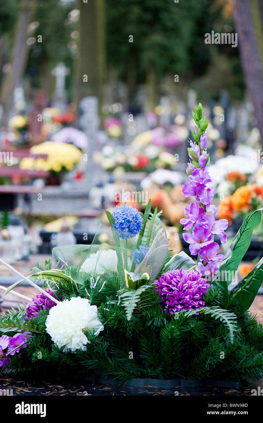 Friedhof, Lublin, Polen Stockfoto