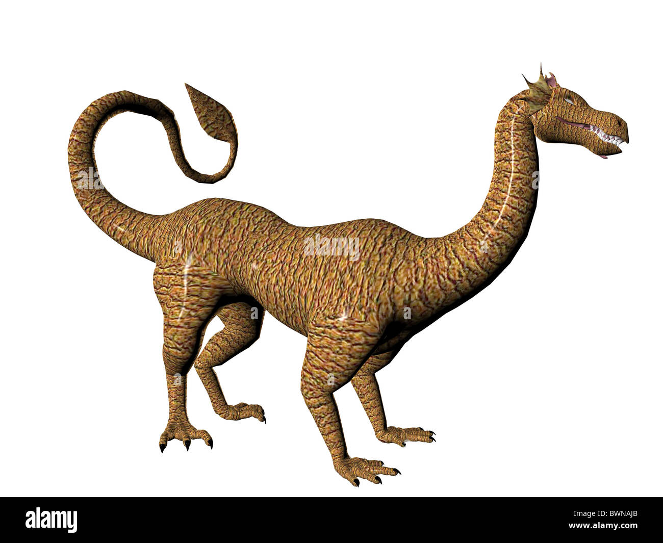 3D Abbildung eines Drachen Geschichte Buch Stockfoto