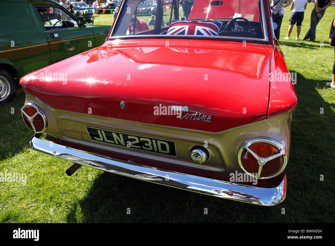 FORD CORTINA MK1 GT Auto STAINDROP NORTH YORKSHIRE RABY CASTLE STAINDROP NORTH YORKSHIRE STAINDROP NORTH YORKSHIRE 22 August 2 Stockfoto