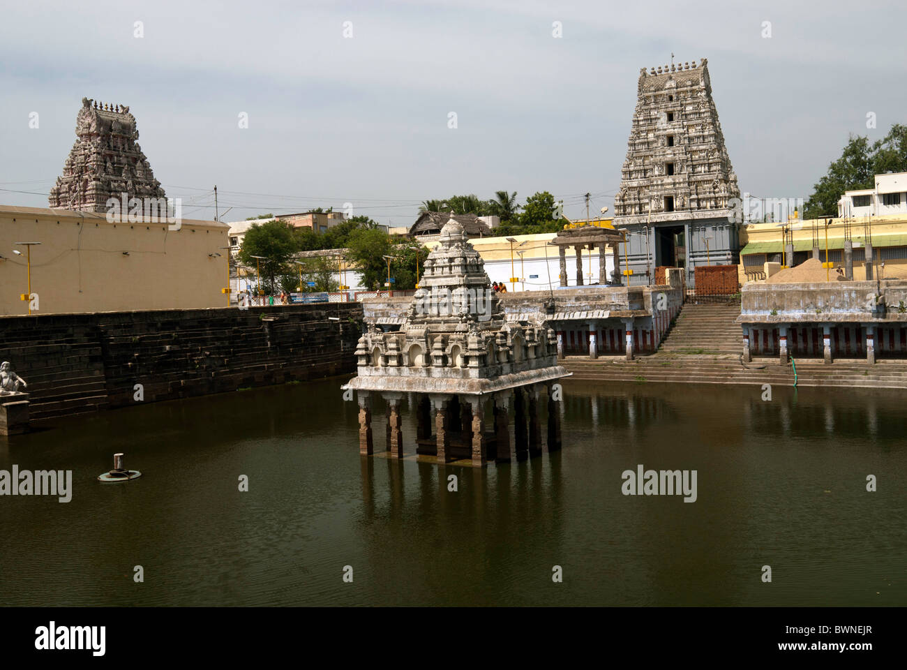 Kamakshi Amman Tempel; Hindu; Saivite; in Kanchipuram; Kancheepuram, Tamil Nadu,India.morning Stockfoto