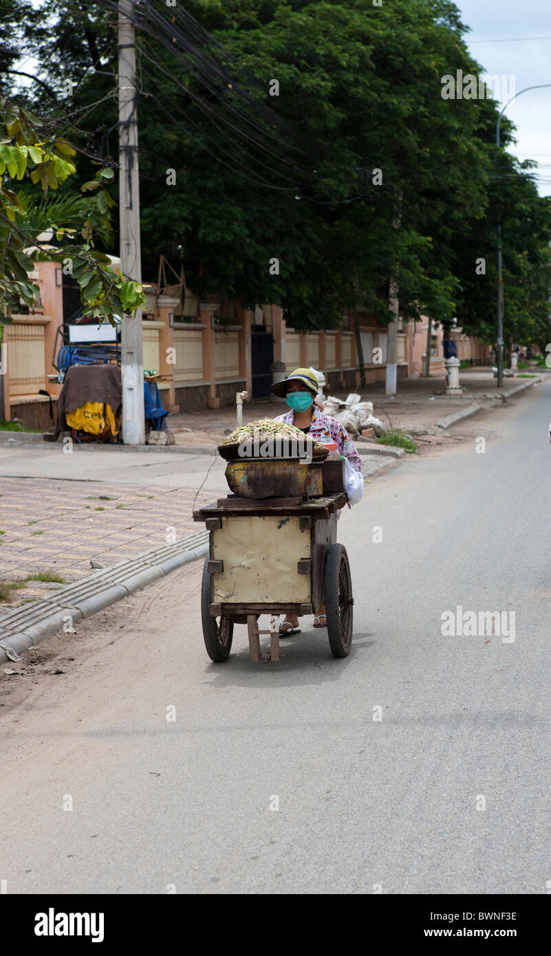 Straßenszenen. Phnom Penh, Kambodscha, Indochina, Südostasien, Asien Stockfoto