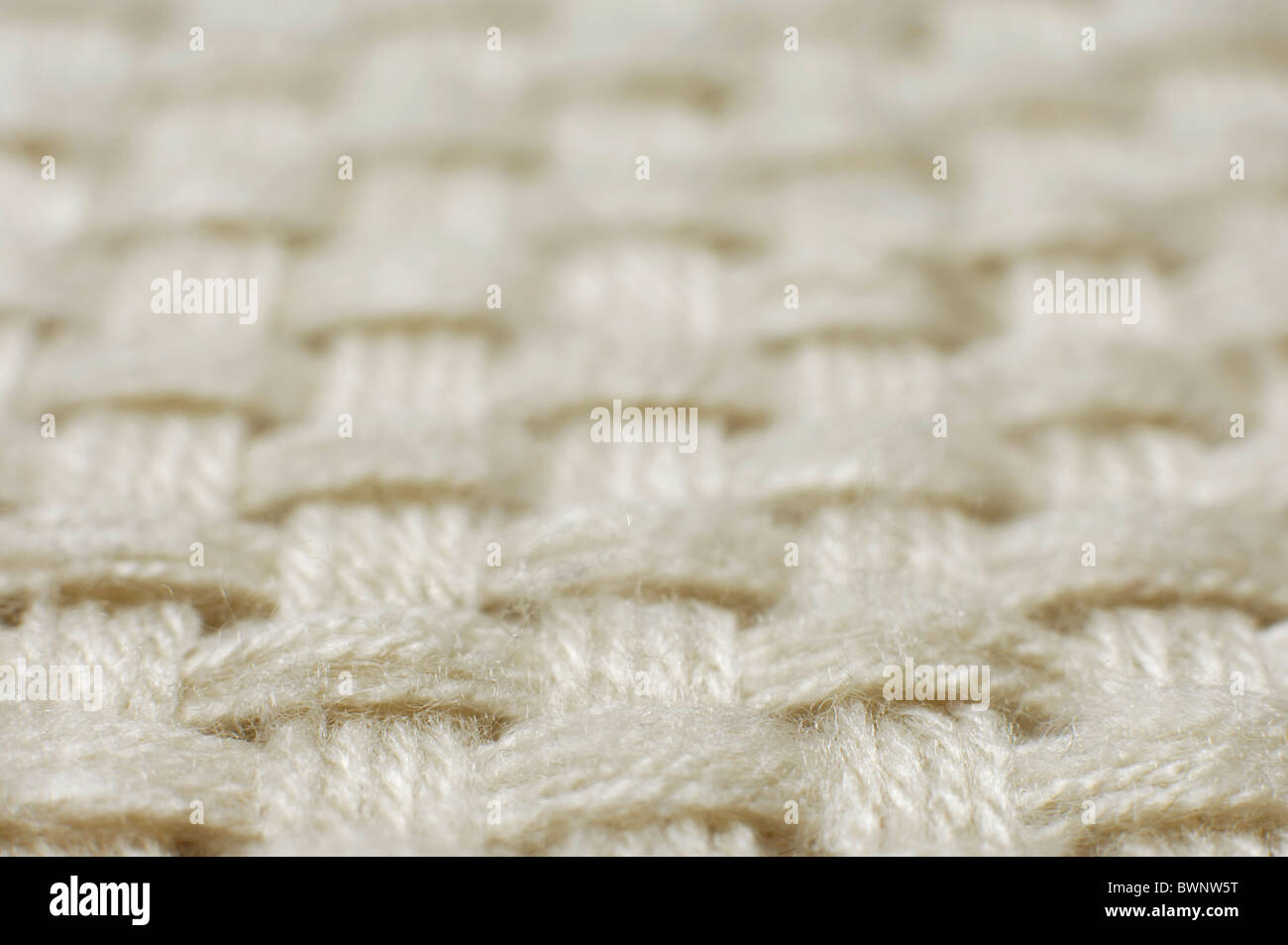 Wolle weben Stoff Textur Muster Closeup abstrakten Hintergrund Stockfoto
