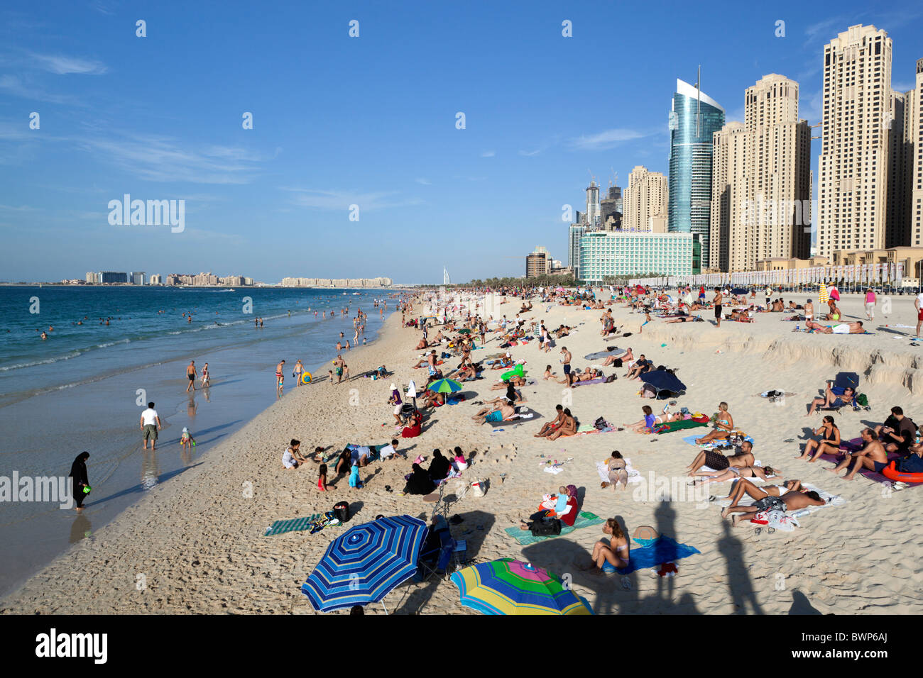 Jumeirah Beach, Dubai Stockfoto