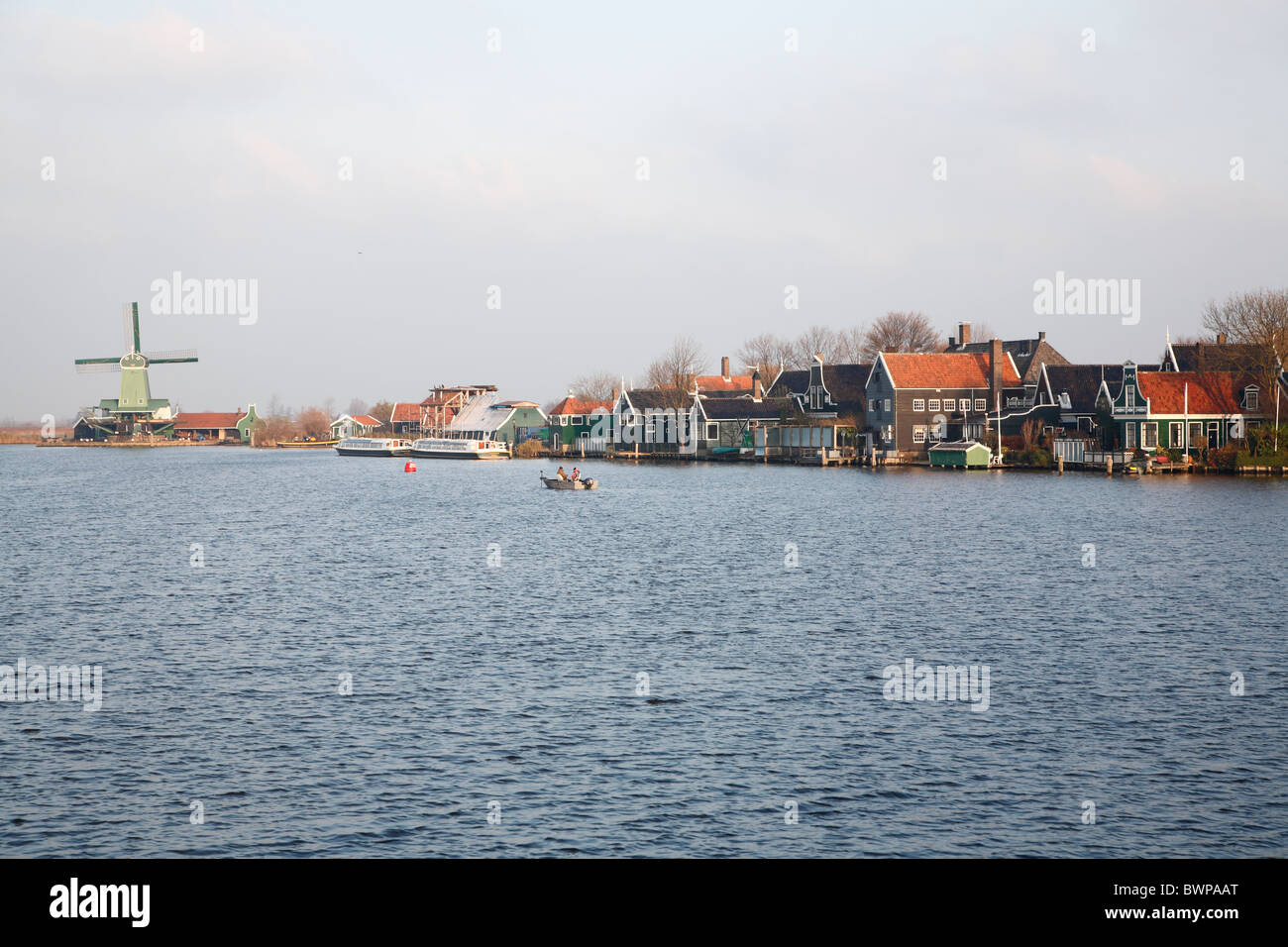 Museum Leben historischen Dorf Zaance Schans, Niederlande, Holland Stockfoto