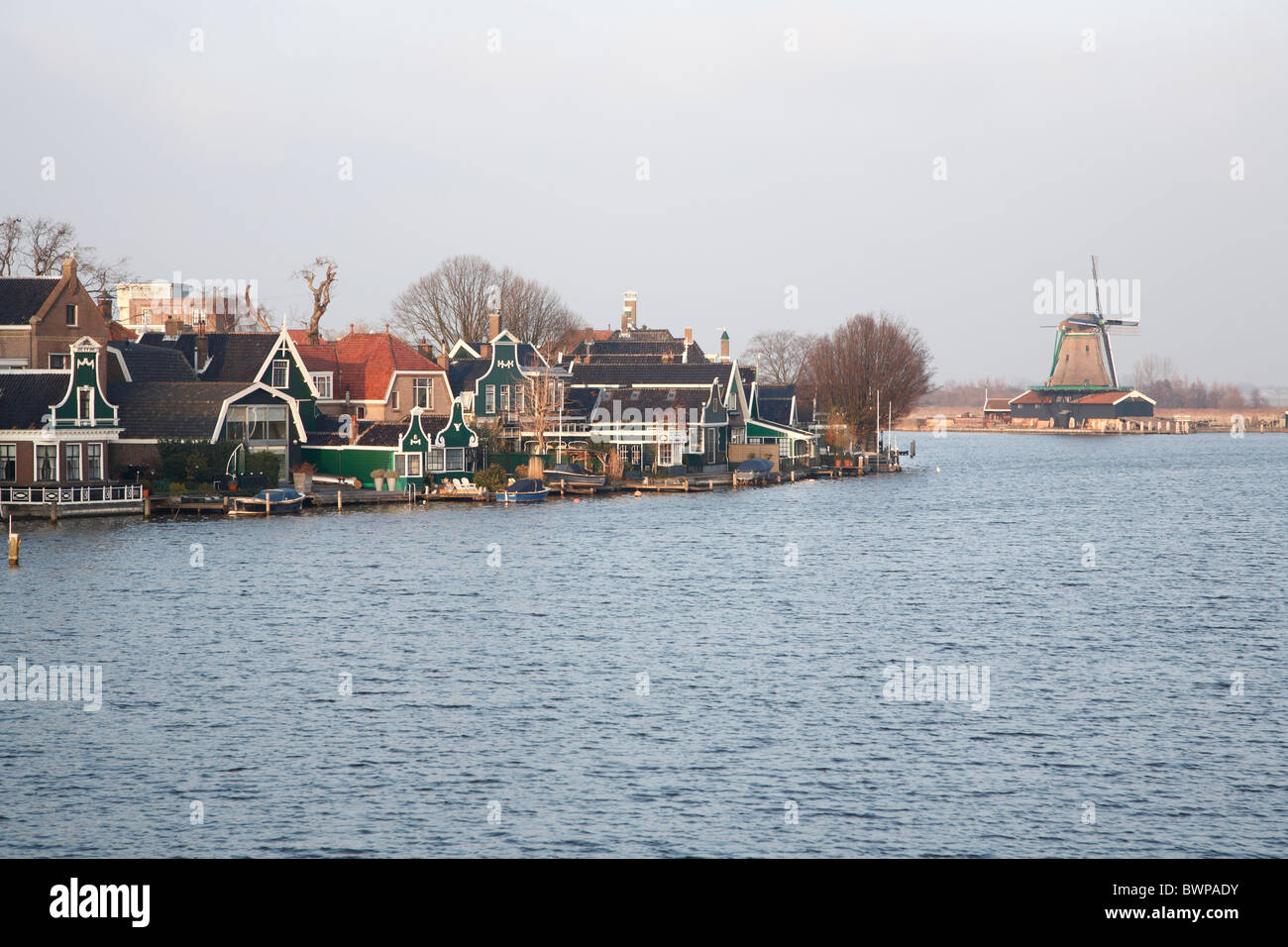 Museum Leben historischen Dorf Zaance Schans, Niederlande, Holland Stockfoto