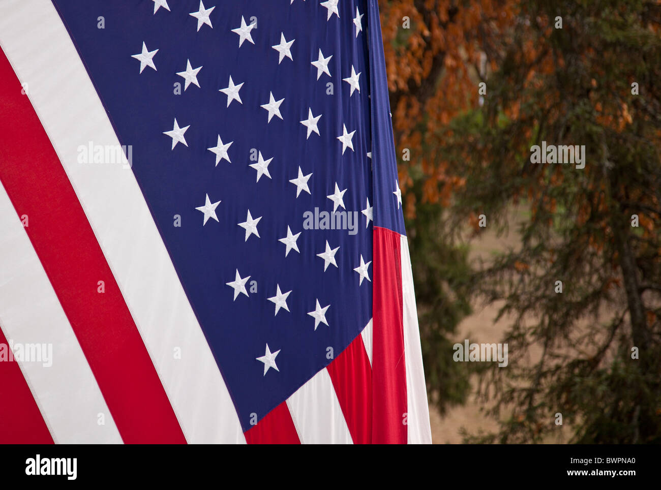 Amerikanische Flagge, Sterne und Streifen Stockfoto