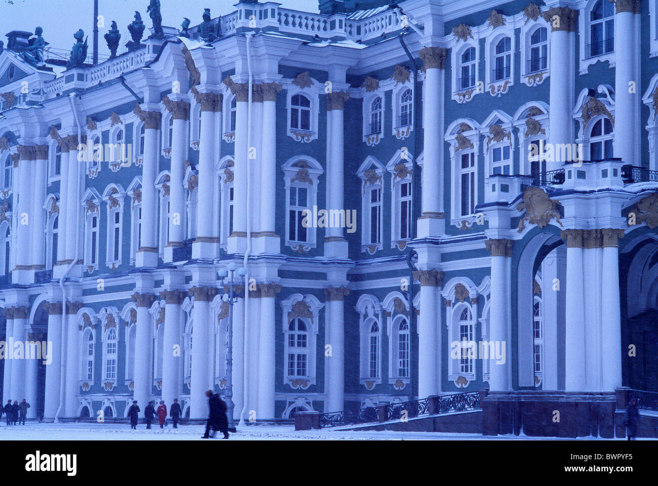 Russland Sankt Petersburg Winter Palace Museum Kunst Eremitage bauen Architektur Fassade UNESCO W Stockfoto