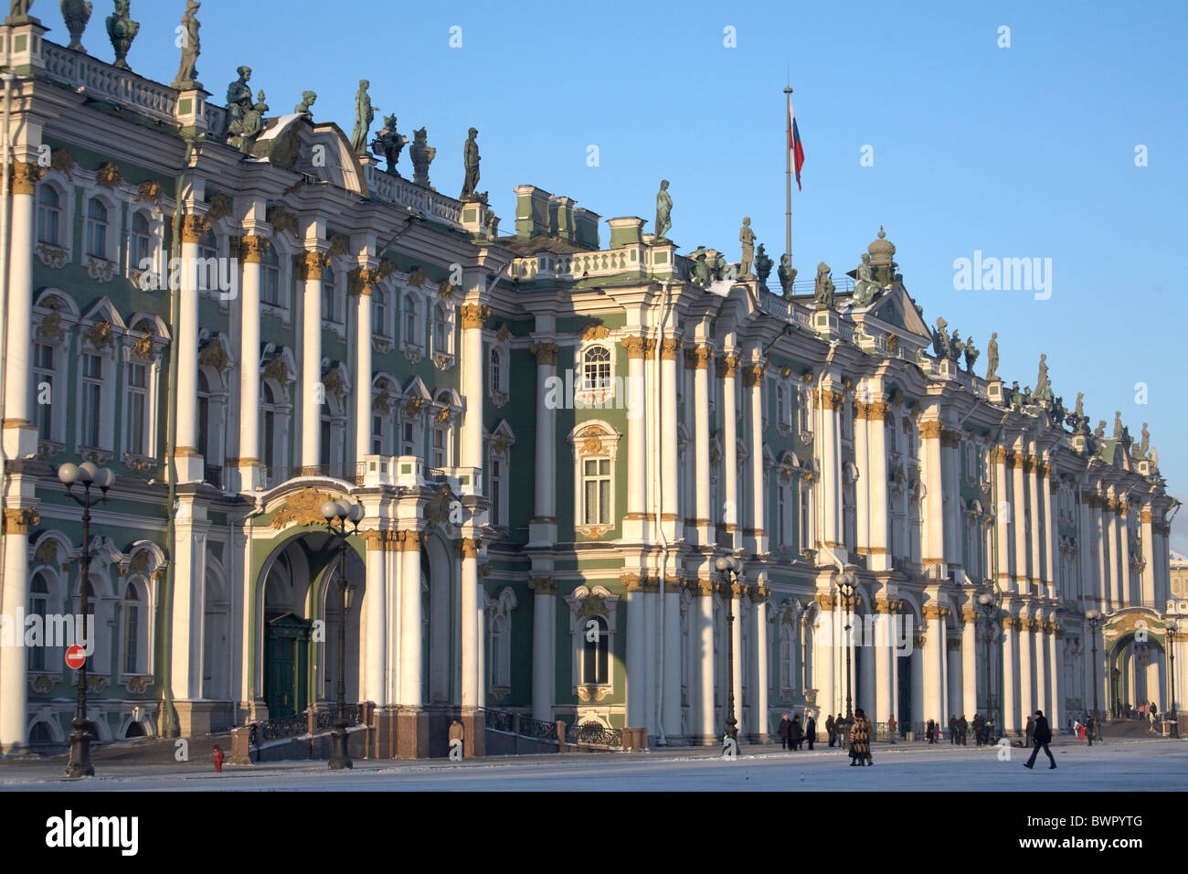 Russland Sankt Petersburg Winter Palace State Hermitage Museum Kunstmuseum Gebäudearchitektur UNESCO Welt ihr Stockfoto