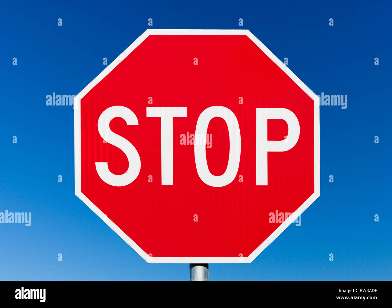 Stop-Schild, Florida, USA Stockfoto