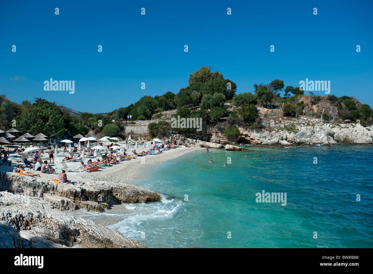 Kassiopi, Korfu, Griechenland Stockfoto