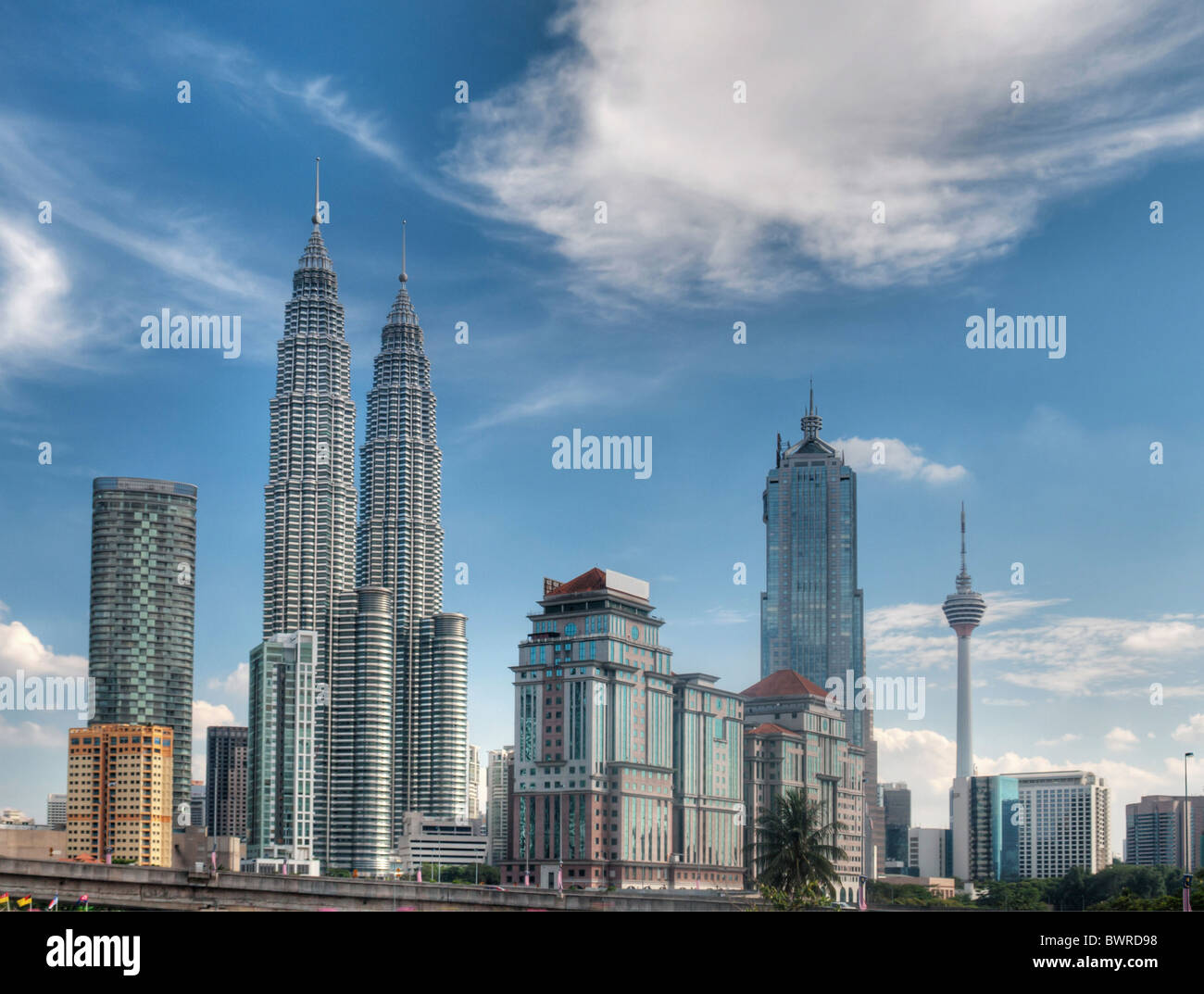 Skyline von Kuala Lumpur Stockfoto