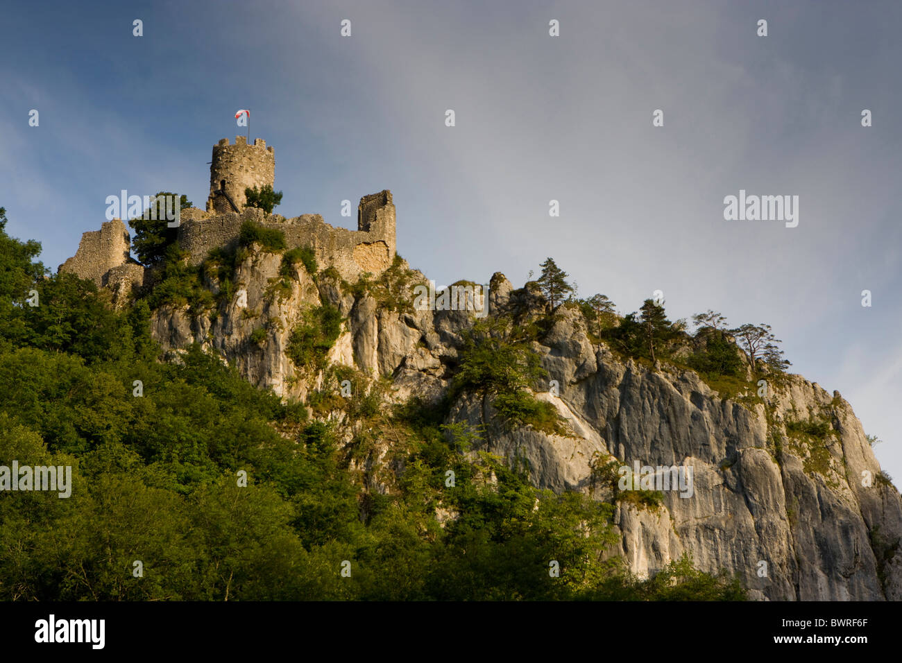 Schweiz Europa Neu-Falkenstein Architektur Kanton Solothurn Juras Berg mittelalterlichen mittelalterlichen F Stockfoto