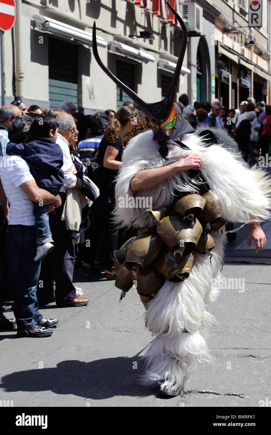 Folklore-Festival Calvalcata Sarda in Sassari, Sardinien, Italien Stockfoto