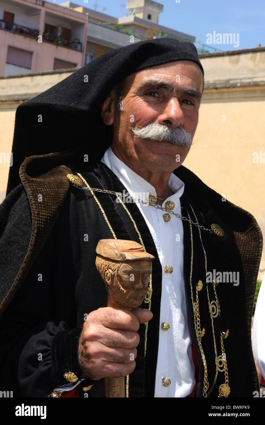 Folklore-Festival Calvalcata Sarda in Sassari, Sardinien, Italien Stockfoto