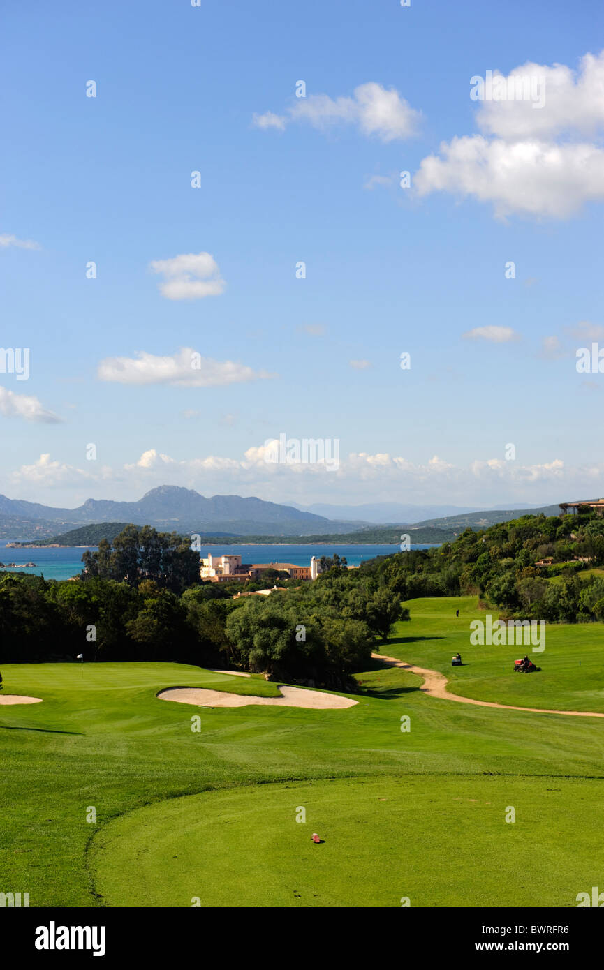 Pevero Golf Club, Cala di Volpe, Costa Smeralda, Sardinien, Italien  Stockfotografie - Alamy