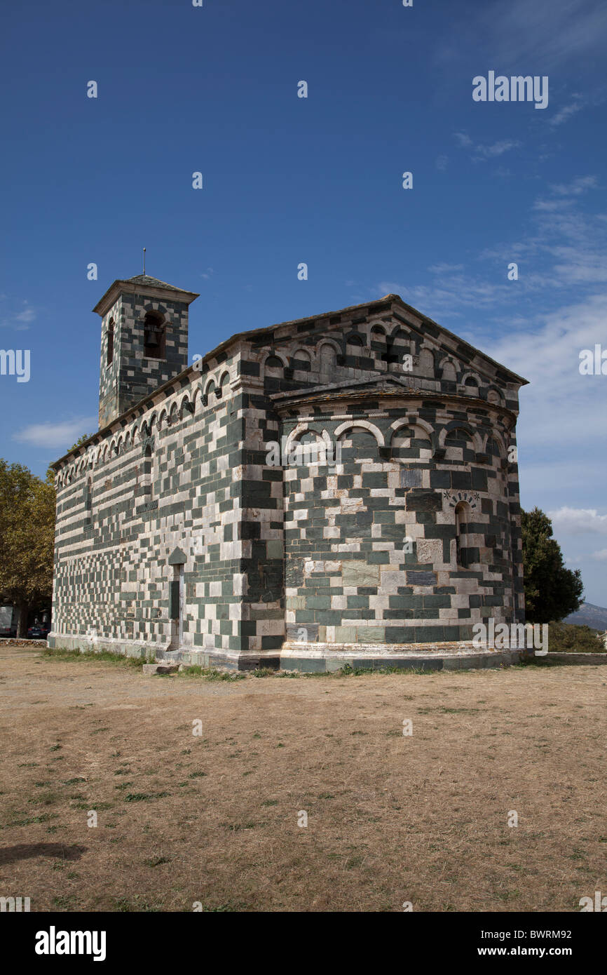 San Michelle de Murato Corsica Stockfoto