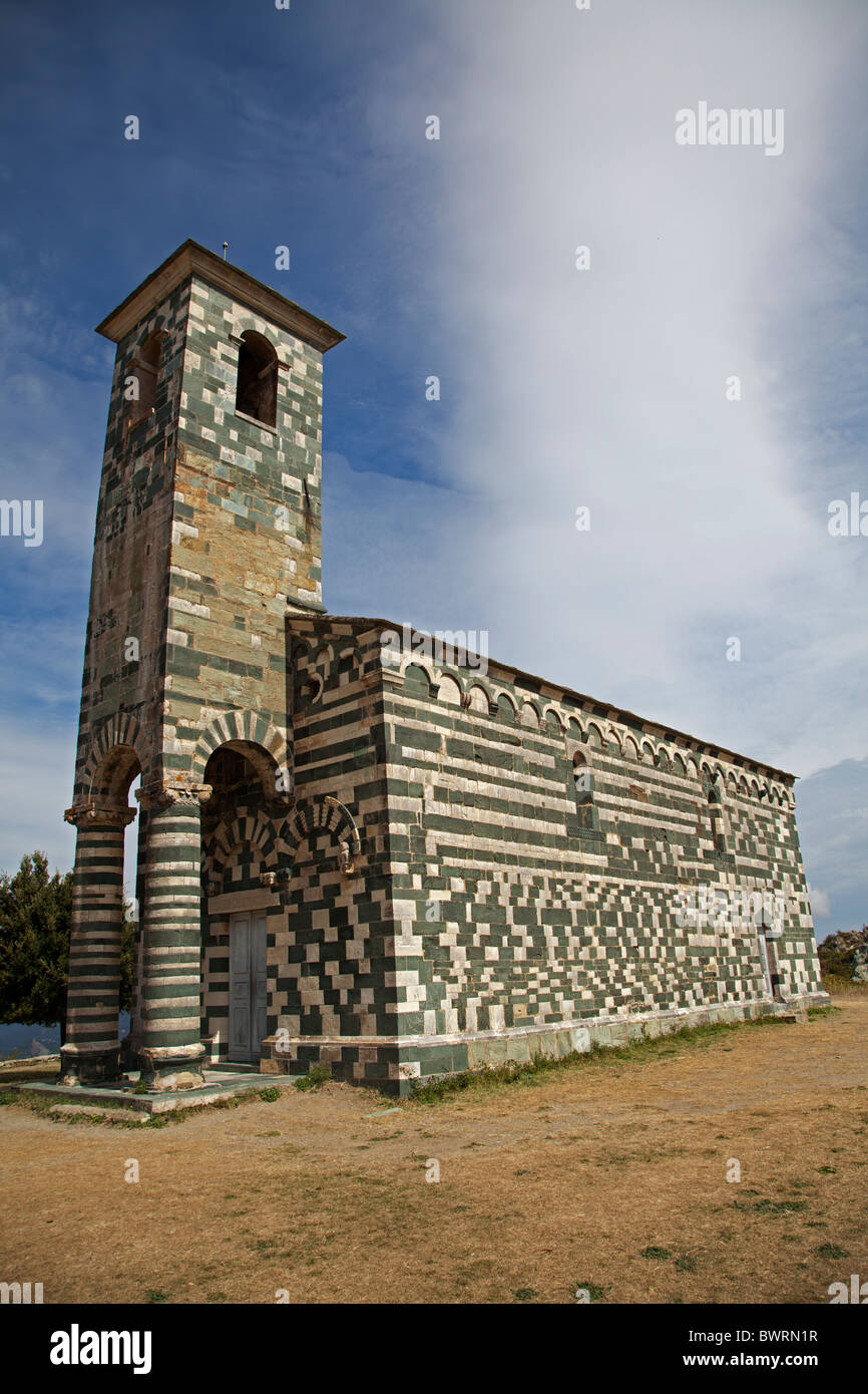 San Michelle de Murato Corsica Stockfoto