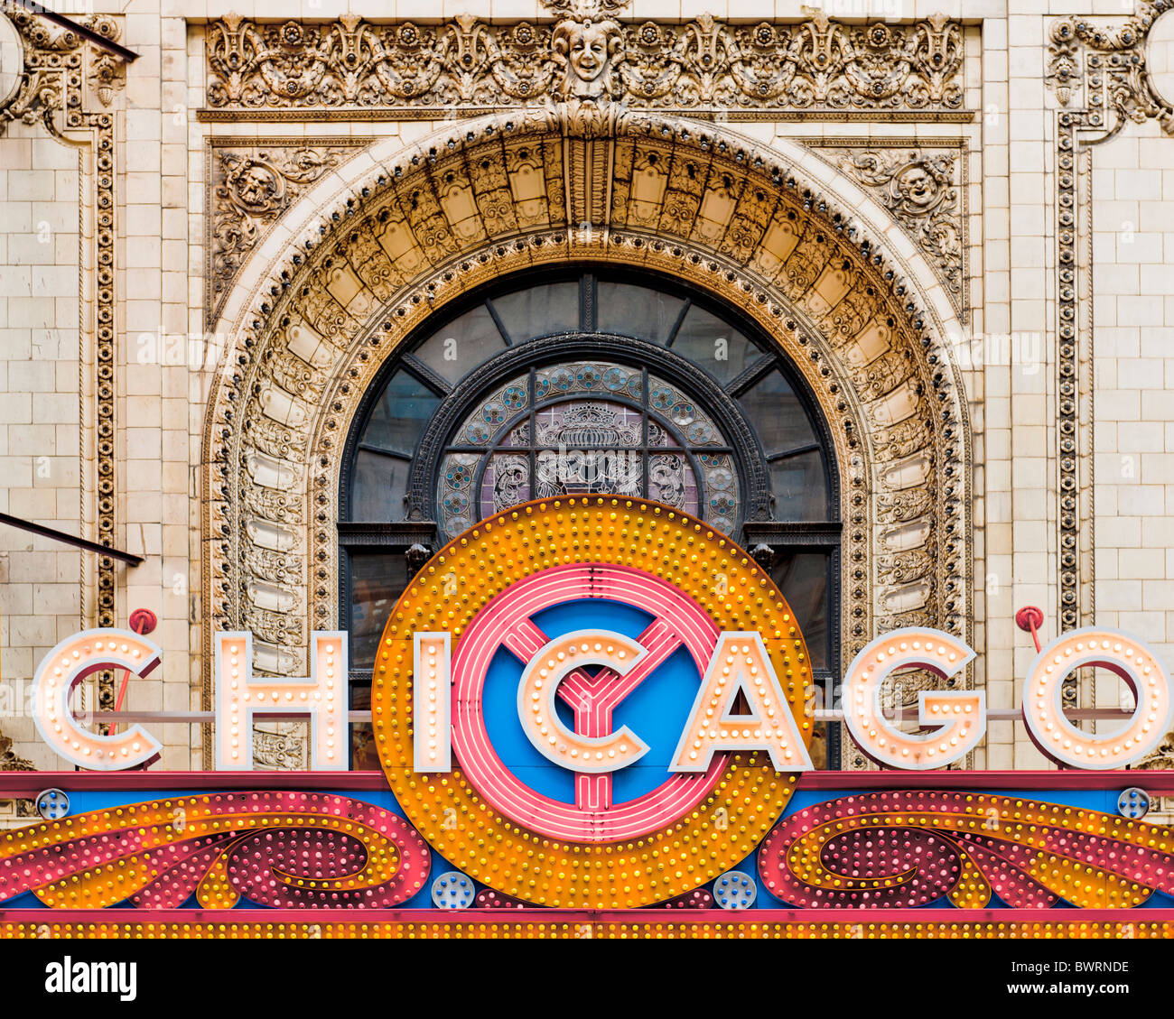 Balaban & Katz Chicago Theater, Illinois Stockfoto