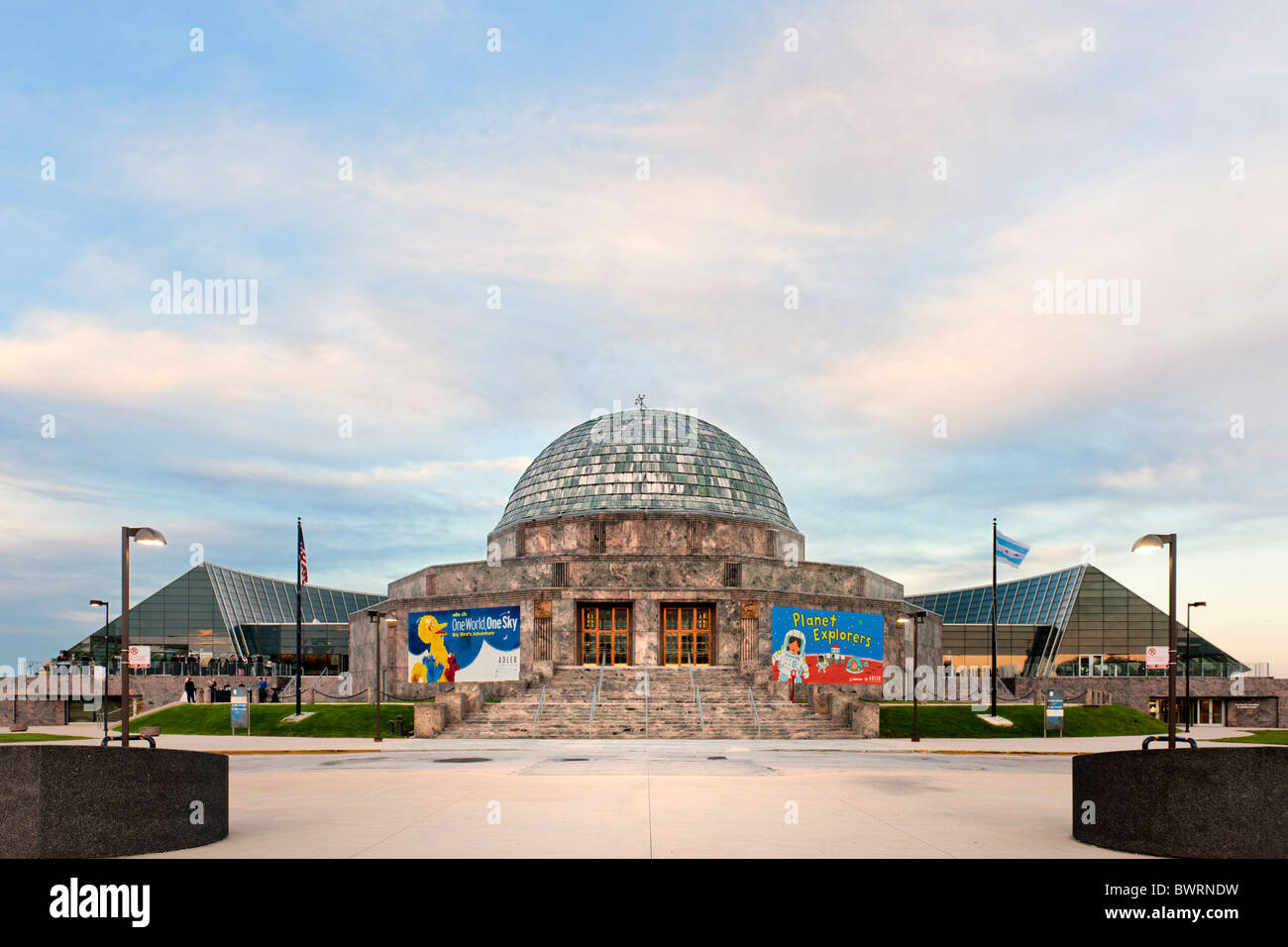 Adler Planetarium in Chicago, Illinois Stockfoto
