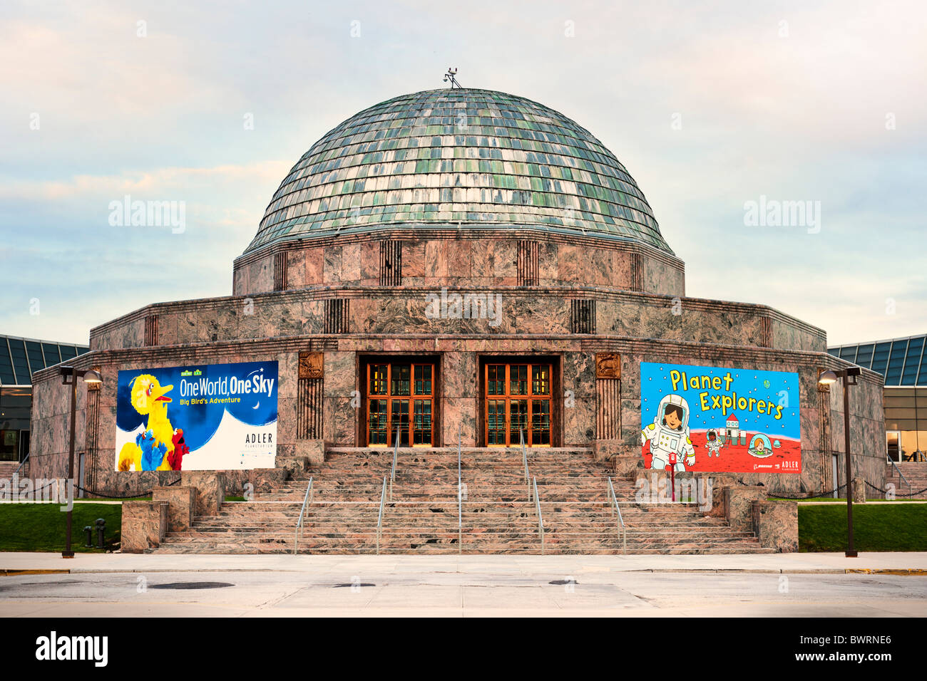Adler Planetarium in Chicago, Illinois Stockfoto