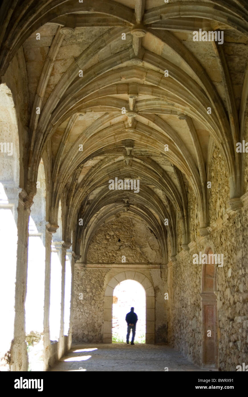 Monsalud Kloster in Corcoles. Alcarria Bereich. Provinz Guadalajara. Kastilien-La Mancha. Spanien Stockfoto