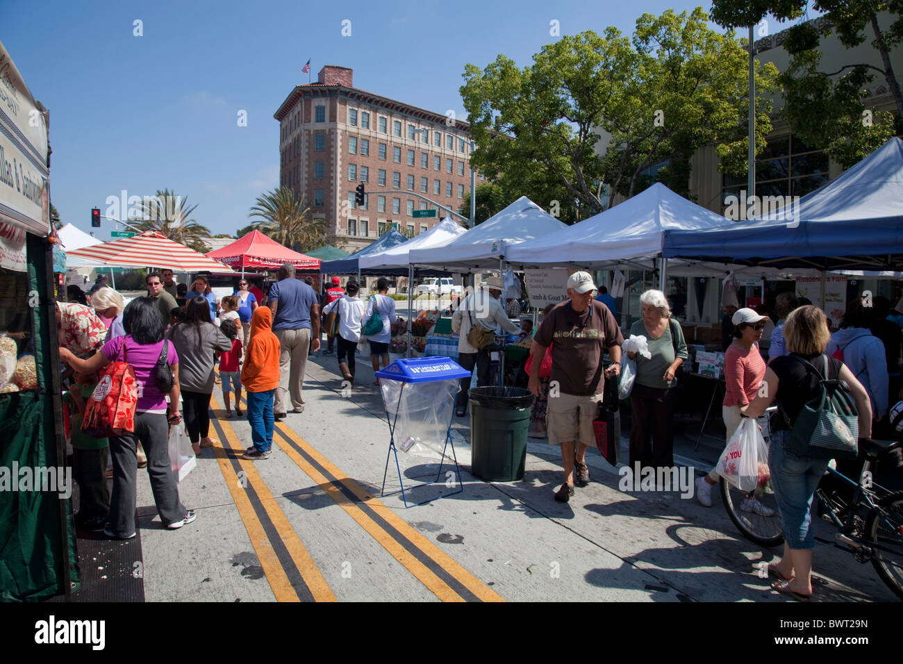 Culver City Bauernmarkt Dienstagnachmittag, Culver City, Los Angeles, Kalifornien, USA Stockfoto